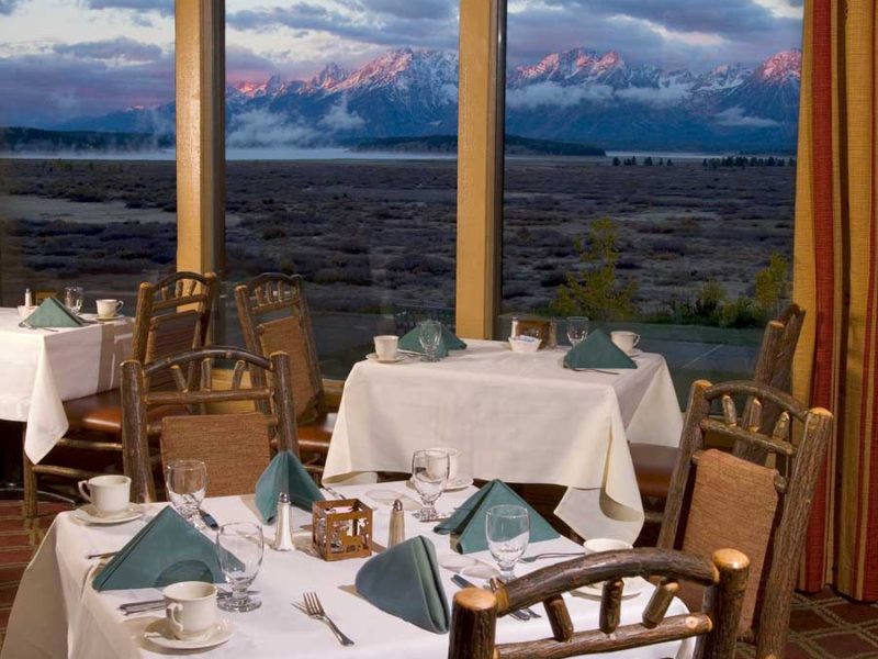 Concessioner Grand Teton Lodging Company offers severl items made from scratch using organic, sustainably raised ingredients in its Mural Dining Room at the Grand Teton Lodge. (courtesy photo - click to enlarge)