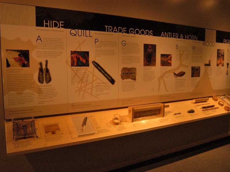 New interpretive displays for the David T. Vernon Collection are part of a renovation of the Colter Bay Visitor Center in Grand Teton National Park.(Yellowstone Gate/Ruffin Prevost - click to enlarge)