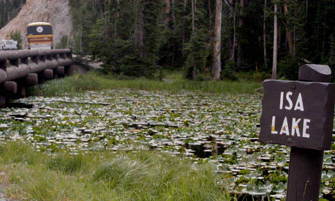 Auto travel will resume June 11 across Isa Lake atop Craig Pass, between West Thumb and Old Faithful in Yellowstone National Park.