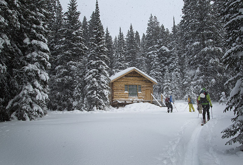 The Woody Creek Cabin sits on a small piece of private property surrounded by U.S. Forest Service lands south of Cooke City, Mont.