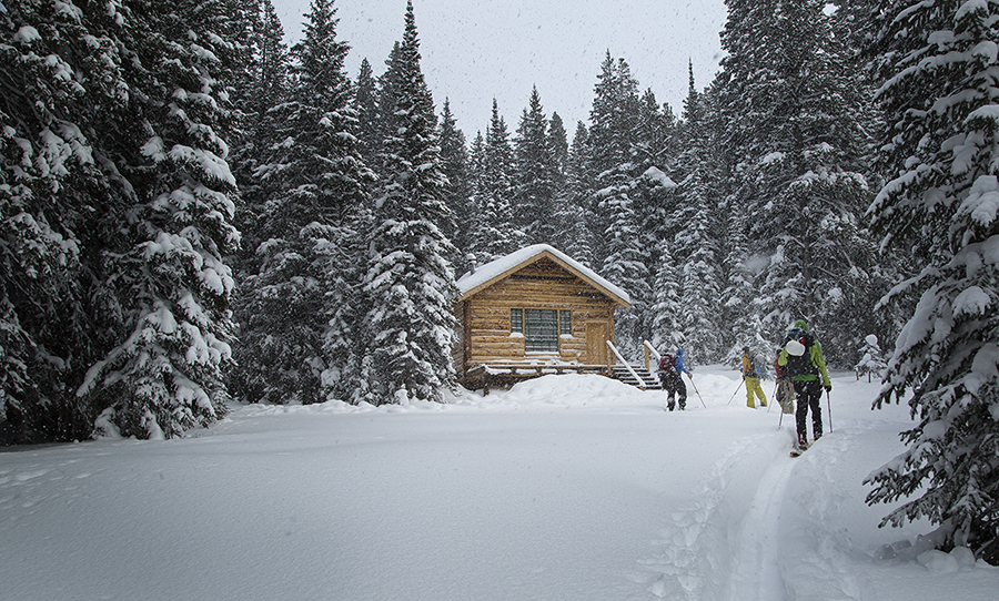 The Woody Creek Cabin sits on a small piece of private property surrounded by U.S. Forest Service lands south of Cooke City, Mont.