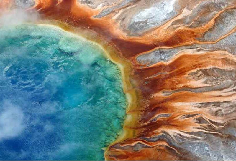 A visitor to Yellowstone National Park crashed a drone into Grand Prismatic Spring in August.