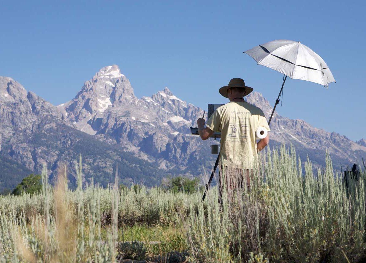 Over 40 professional artists will spend two weeks in Grand Teton National Park as they participate in the fourth annual Plein Air for the Park fine art exhibition and sale.